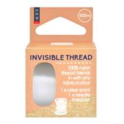 SEW Clear Invisible Thread With Threader 100m